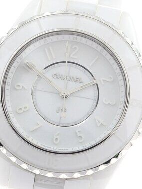 CHANEL J12 phantom H6345 White Ceramic white Dial Quartz Ladies Watch_965989